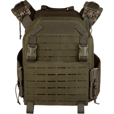 Reaper QRB Plate Carrier con MOLLE in LaserCut Colore OD by Invader Ge