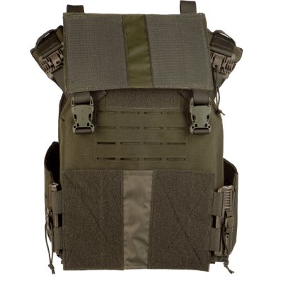 Reaper QRB Plate Carrier con MOLLE in LaserCut Colore OD by Invader Ge