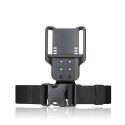 Piattaforma Cosciale in Polimero Low Ride Colore Nero by Amomax