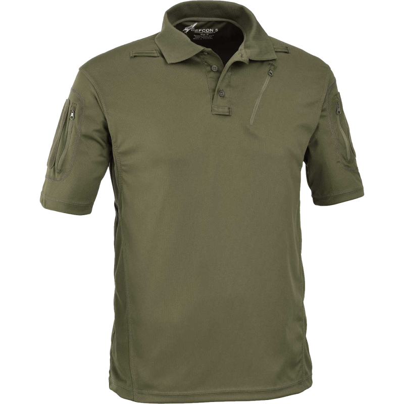 Polo Tattica Top Cool ad Asciugatura Rapida con Velcro Colore OD by Defcon 5
