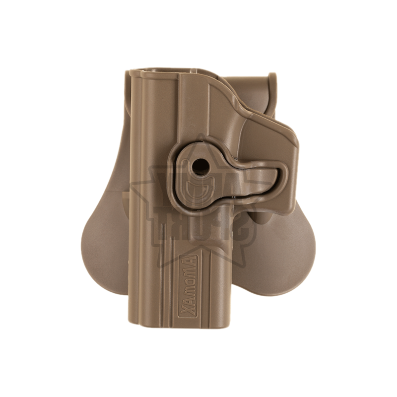 Fondina MANCINA in Polimero con Pad per Glock 17/18/19/22 Colore Coyot
