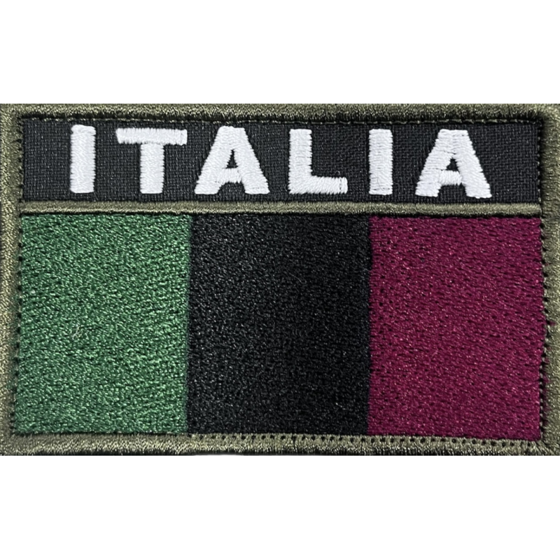 Patch Ricamo Italia Bassa Visibilità