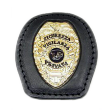 1WA48 Porta Placca Sicurezza Vigilanza Placca Inclusa by Vega holster