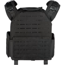 Reaper QRB Plate Carrier con MOLLE in LaserCut Colore Nero by Invader