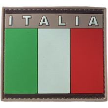 Patch PVC Italia Flag (Desert)
