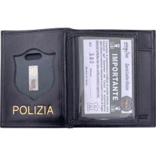580SP Portafoglio in Pelle Polizia di Stato by Ascot