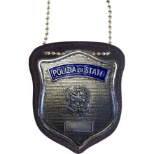 603SP Porta Placca da Collo Polizia di Stato PL GG Senza Placca by Ascot