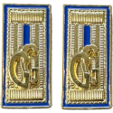 Alamari Metallo Piccoli GG Oro/Blu