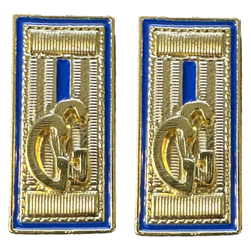 Alamari Metallo Piccoli GG Oro/Blu