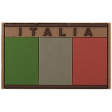 Patch PVC Italia con velcro (CB)
