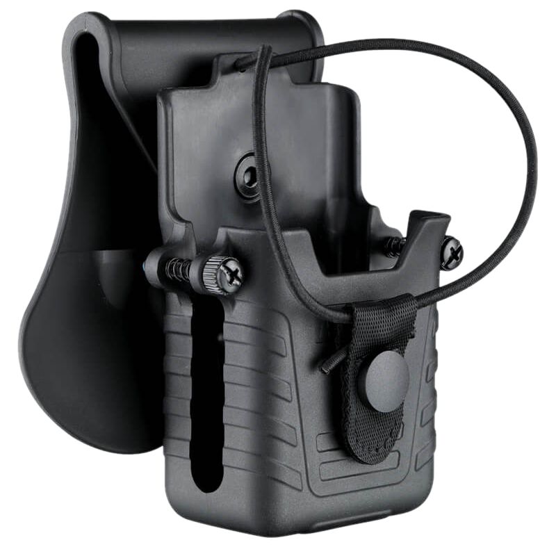 Porta Radio Universale in Polimero Colore Nero By Amomax