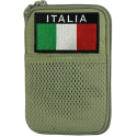 Porta Documenti da Zaino o Tascone con Patch ITA Colore Verde by Condo
