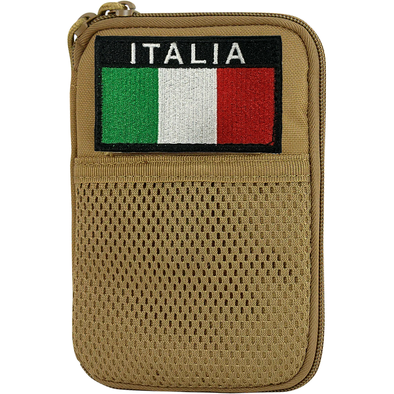 Porta Documenti da Zaino o Tascone con Patch ITA Colore Coyote by Cond