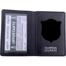 601SP Portafoglio in Pelle Guardia Giurata Senza Placca by Ascot