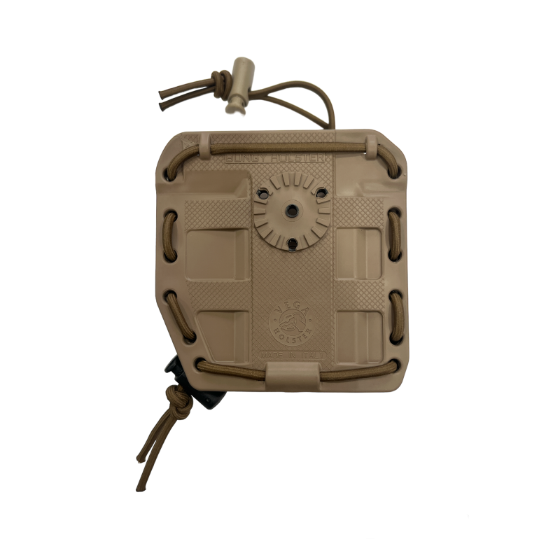 8BL00 Fondina Universale Ambidestra Gommata in Polimero Colore Tan By