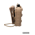 8BL00 Fondina Universale Ambidestra Gommata in Polimero Colore Tan By
