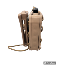 8BL00 Fondina Universale Ambidestra Gommata in Polimero Colore Tan By