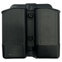 8DMH03 Porta Caricatore Doppio con Passante Rotativo Colore Nero By Ve